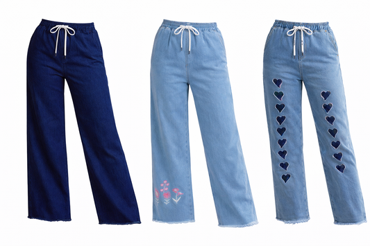 Stylish Wide Leg Jeans for Women