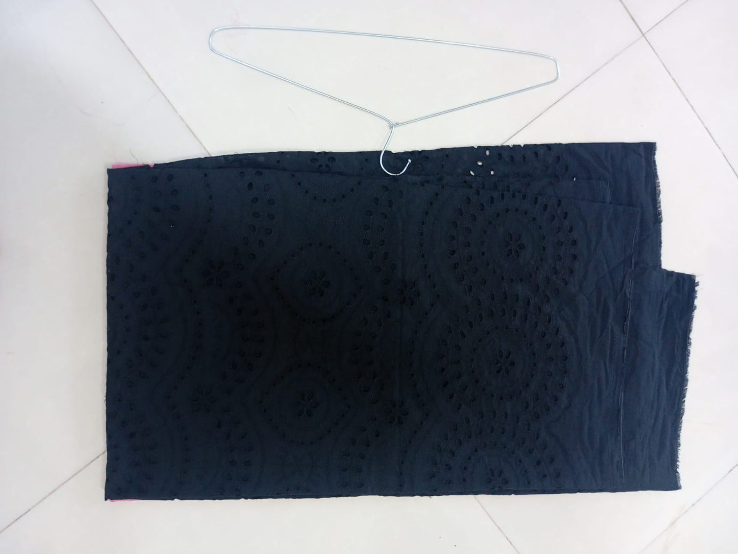 Unstitched Chikankari Shirt for Women (BLACK) – Embroidered Shirt| Velora Outfits