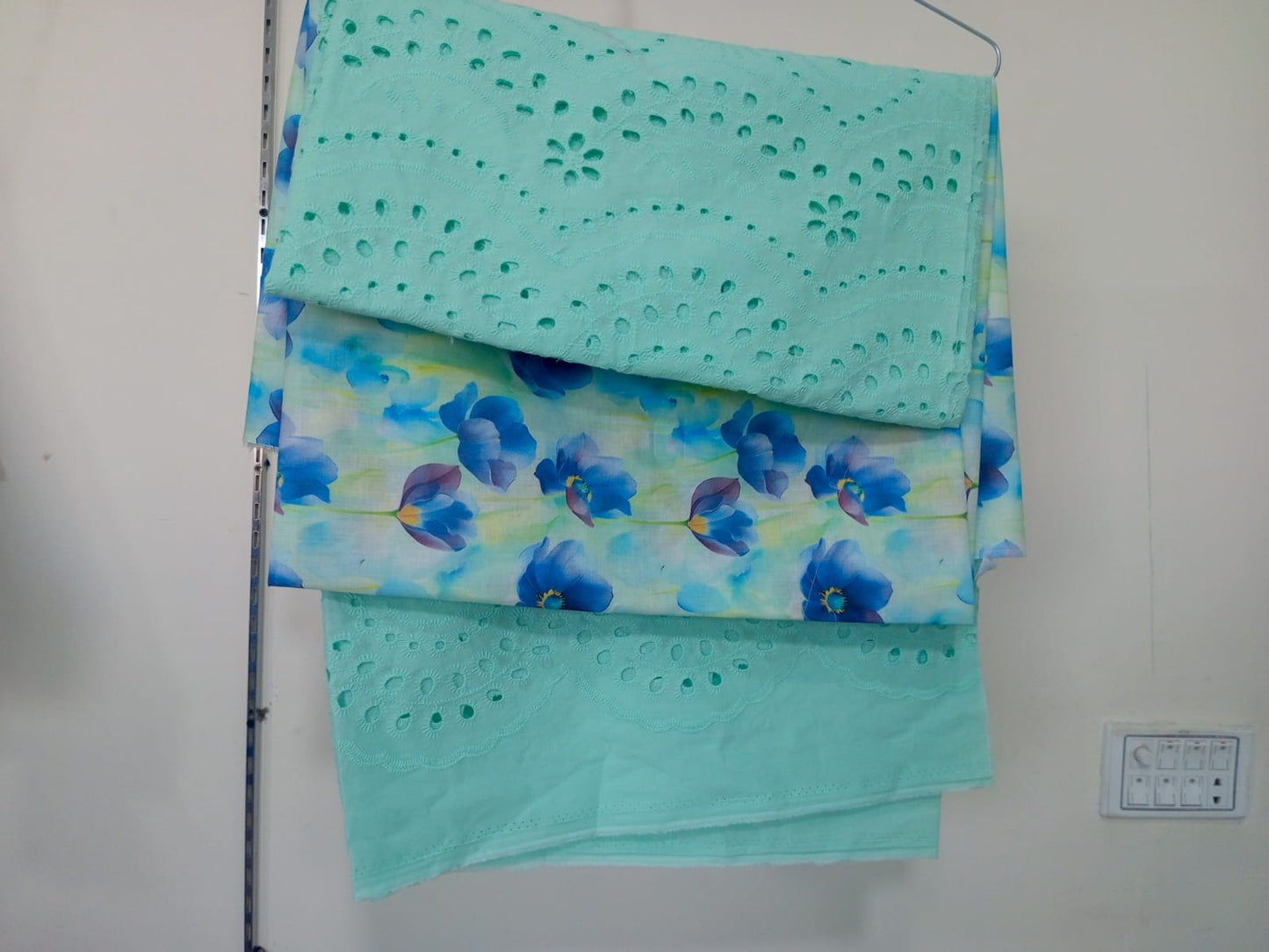 Unstitched Chikankari Lawn 2 Piece Suit for Women – Embroidered Shirt with Printed Trouser | Velora Outfits (Copy) (Copy)